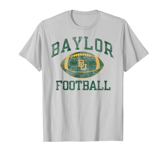 Baylor Bears Football Intensity Vintage White T-Shirt