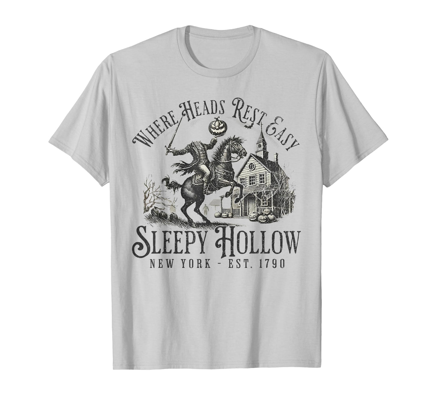 Headless Horseman Sleepy Hollow Jack O Lantern Halloween T-Shirt