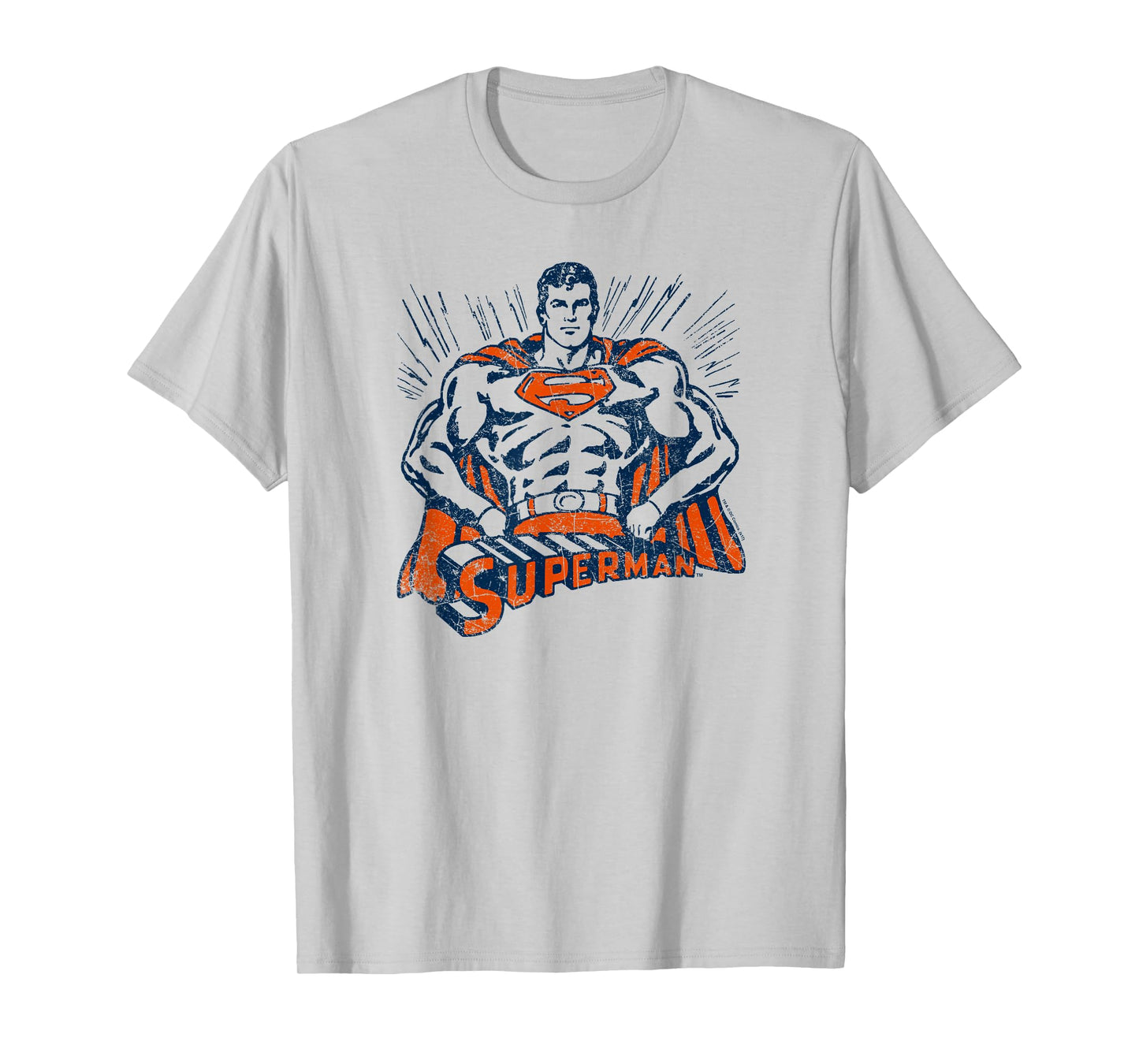Superman Vintage Stance T Shirt T-Shirt