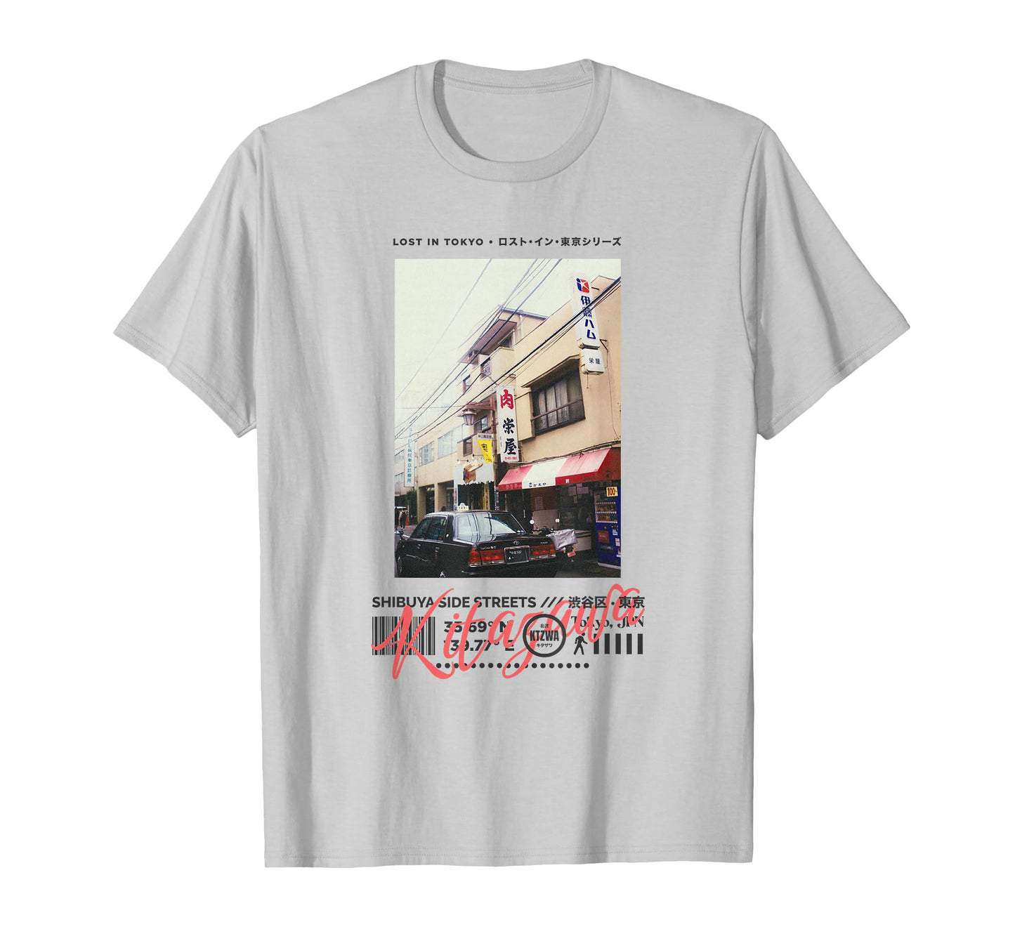 Japanese Tokyo Cyberpunk Art Streetwear Retro Graphic Tee T-Shirt