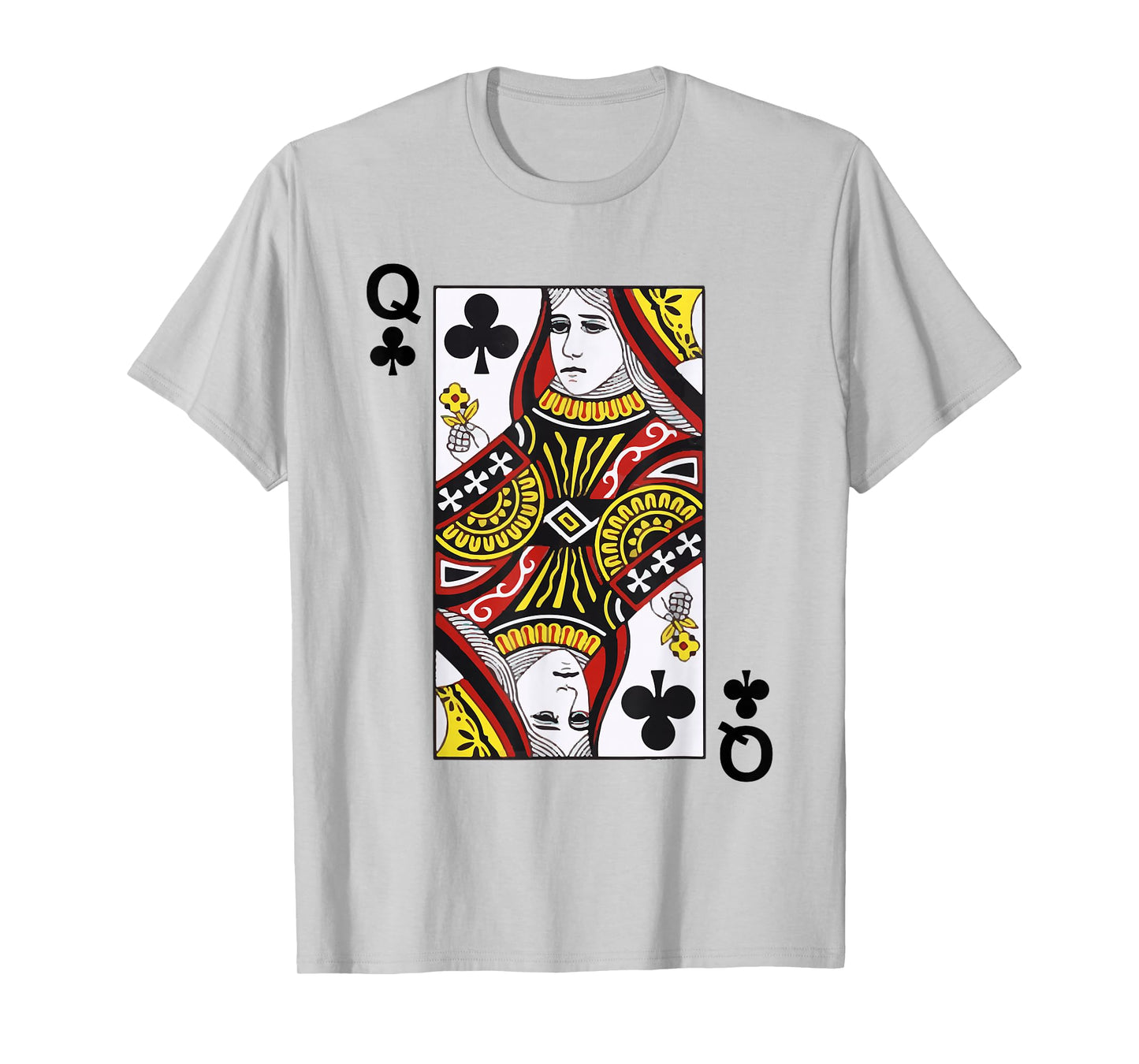 Queen of Clubs Blackjack Playing Cards Tshirt T-Shirt