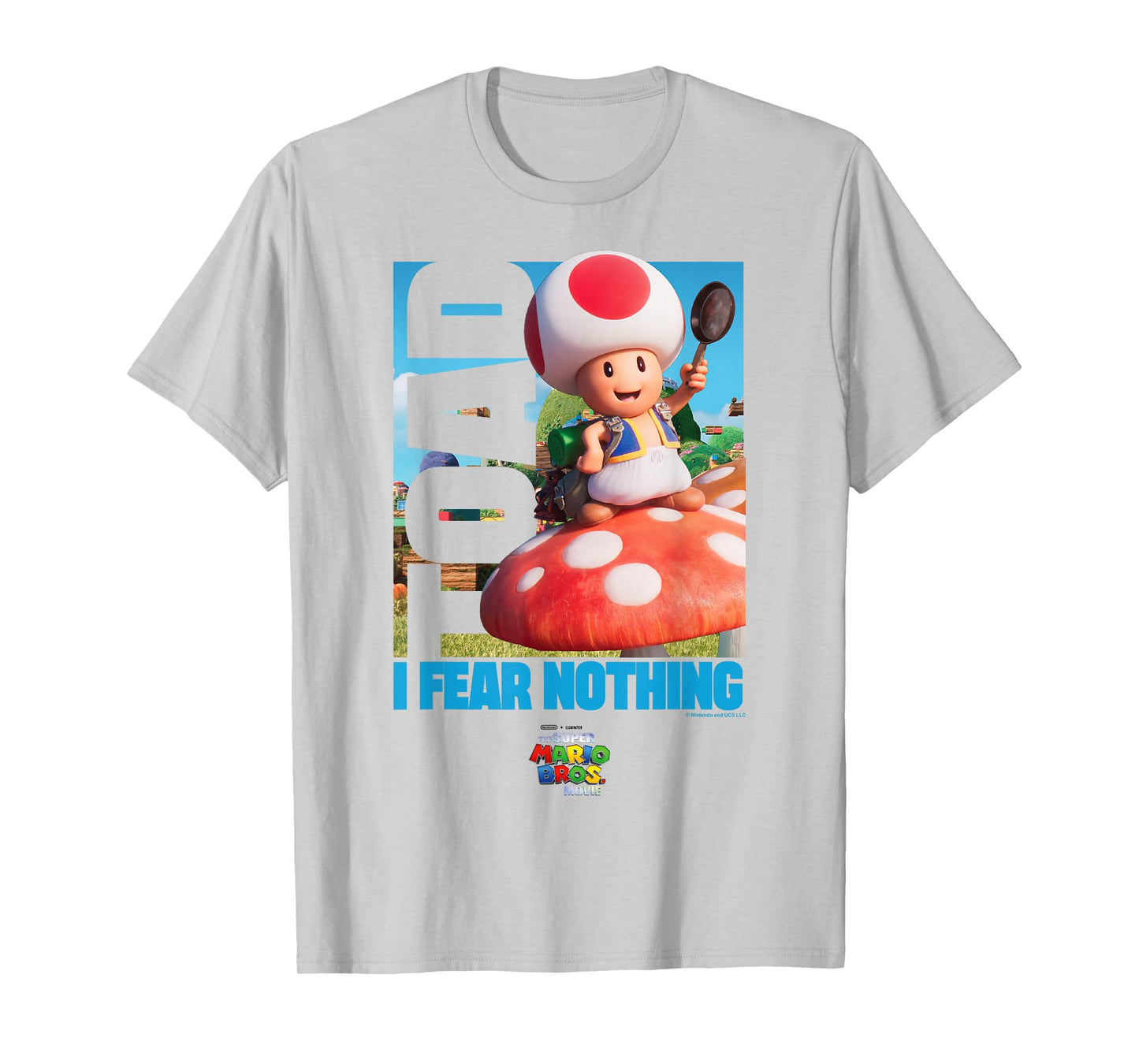 The Super Mario Bros. Movie I Fear Nothing Toad Poster T-Shirt