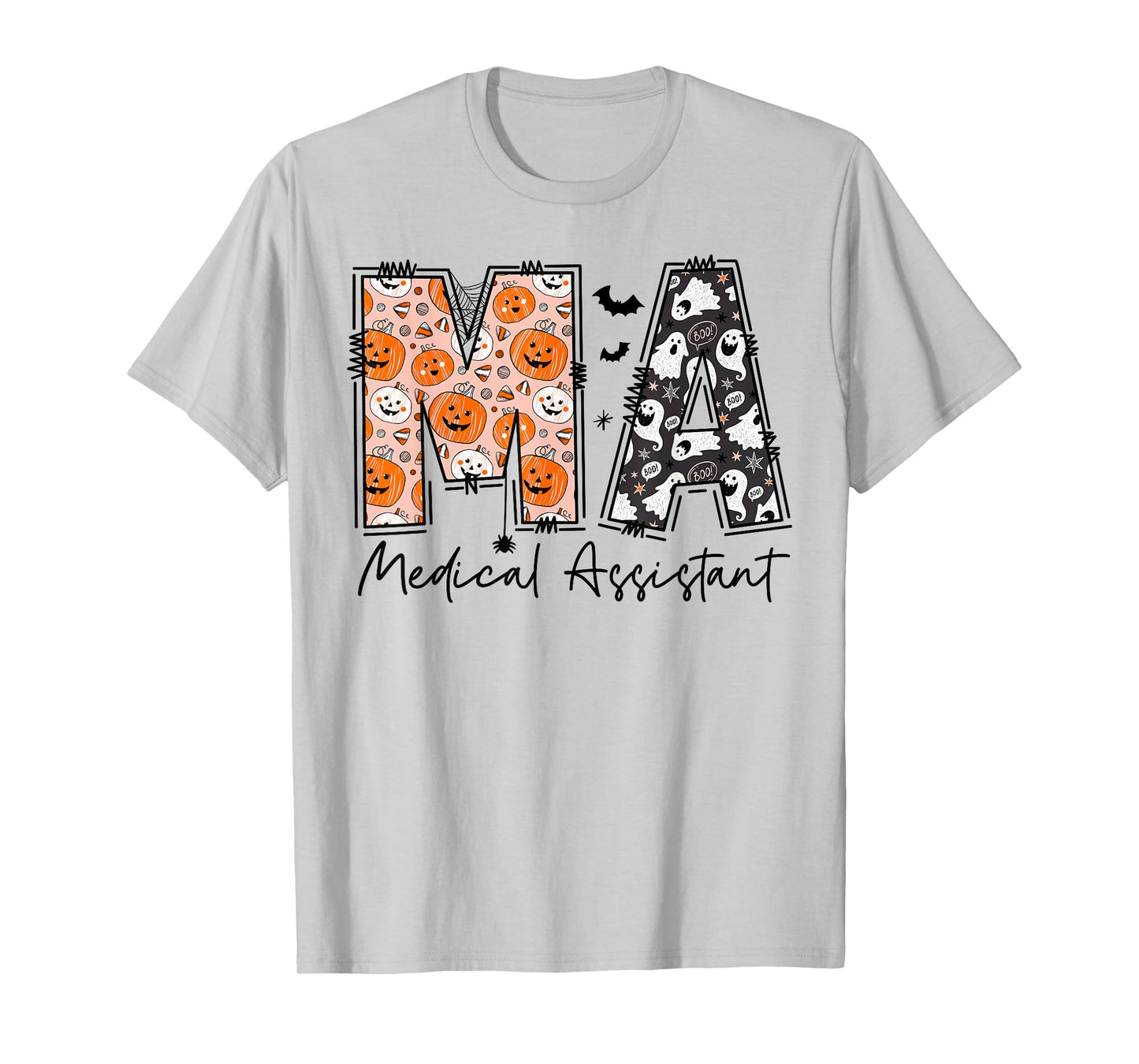 Medical Assistant Halloween Spooky Season MA Halloween Party T-Shirt