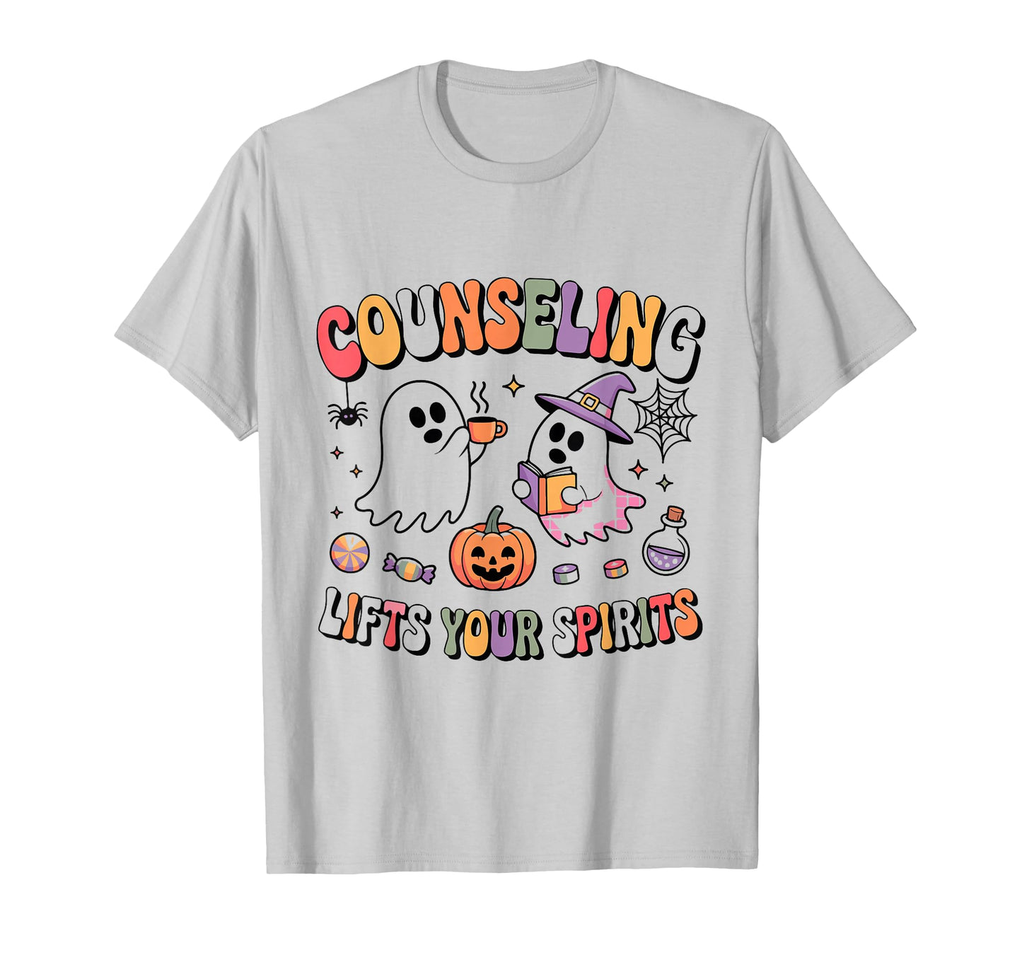 Counseling Lifts Your Spirits School Counsel Halloween T-Shirt