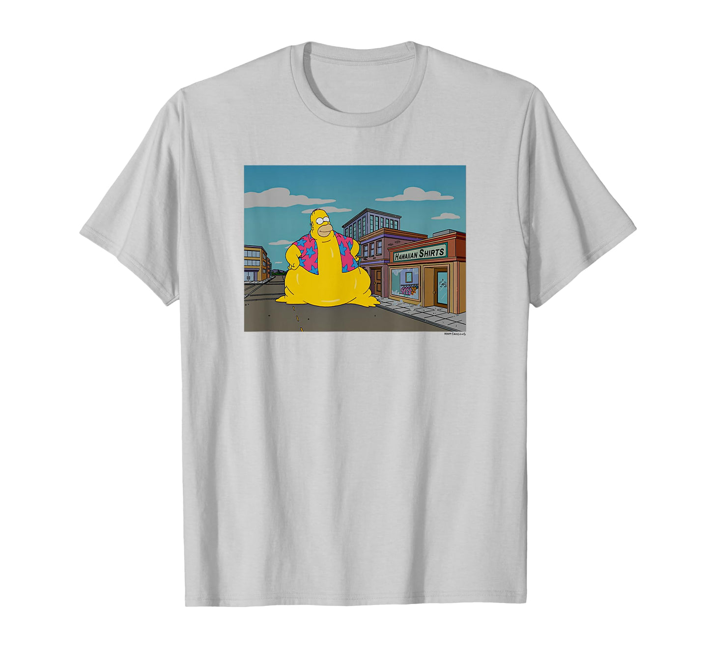 The Simpsons Treehouse Of Horror Hawaiian Monster Homer T-Shirt