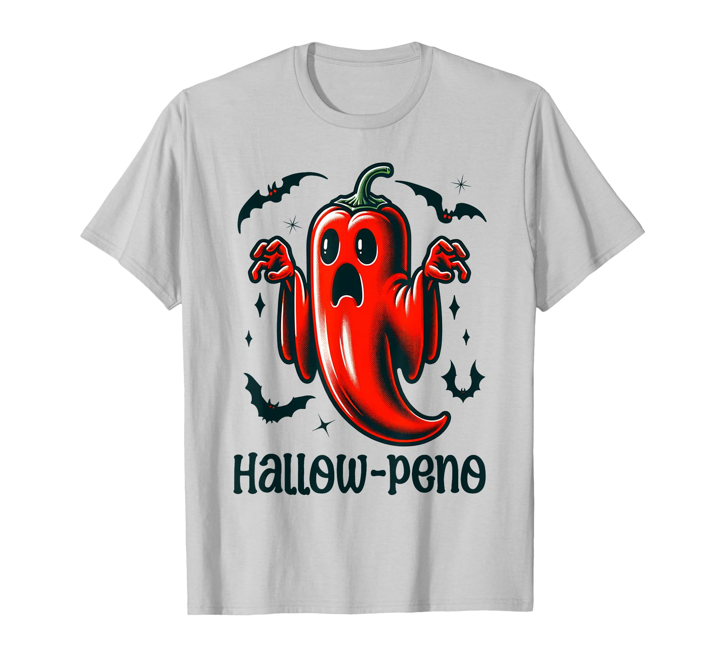Funny Jalapeno "Hallow-peno" Halloween Costume T-Shirt