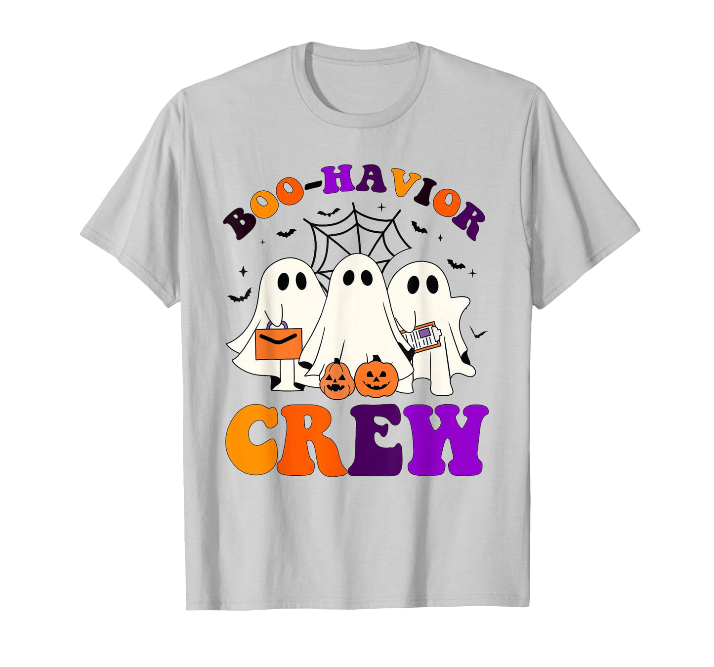 Boo-Havior Crew Behavior Analyst Halloween Cute Ghost RBT T-Shirt