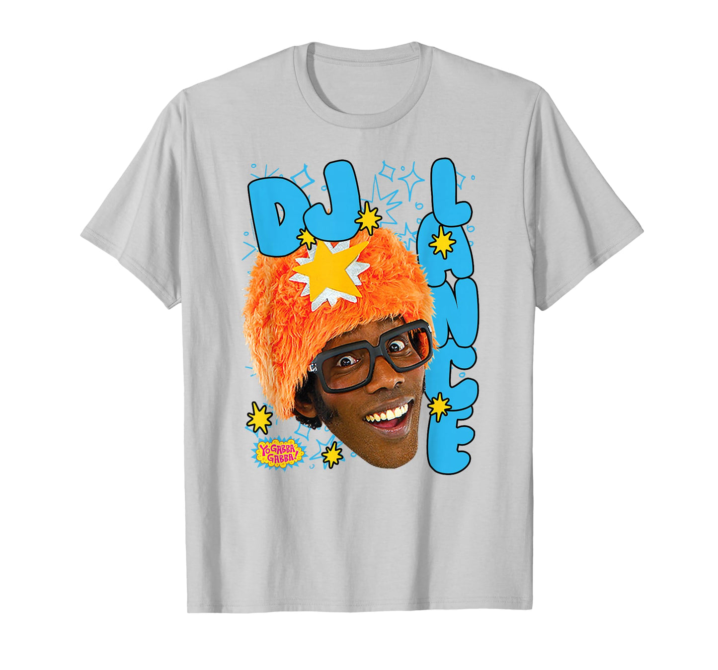 Yo Gabba Gabba! DJ Lance Photo Bubble Letters TV Show T-Shirt