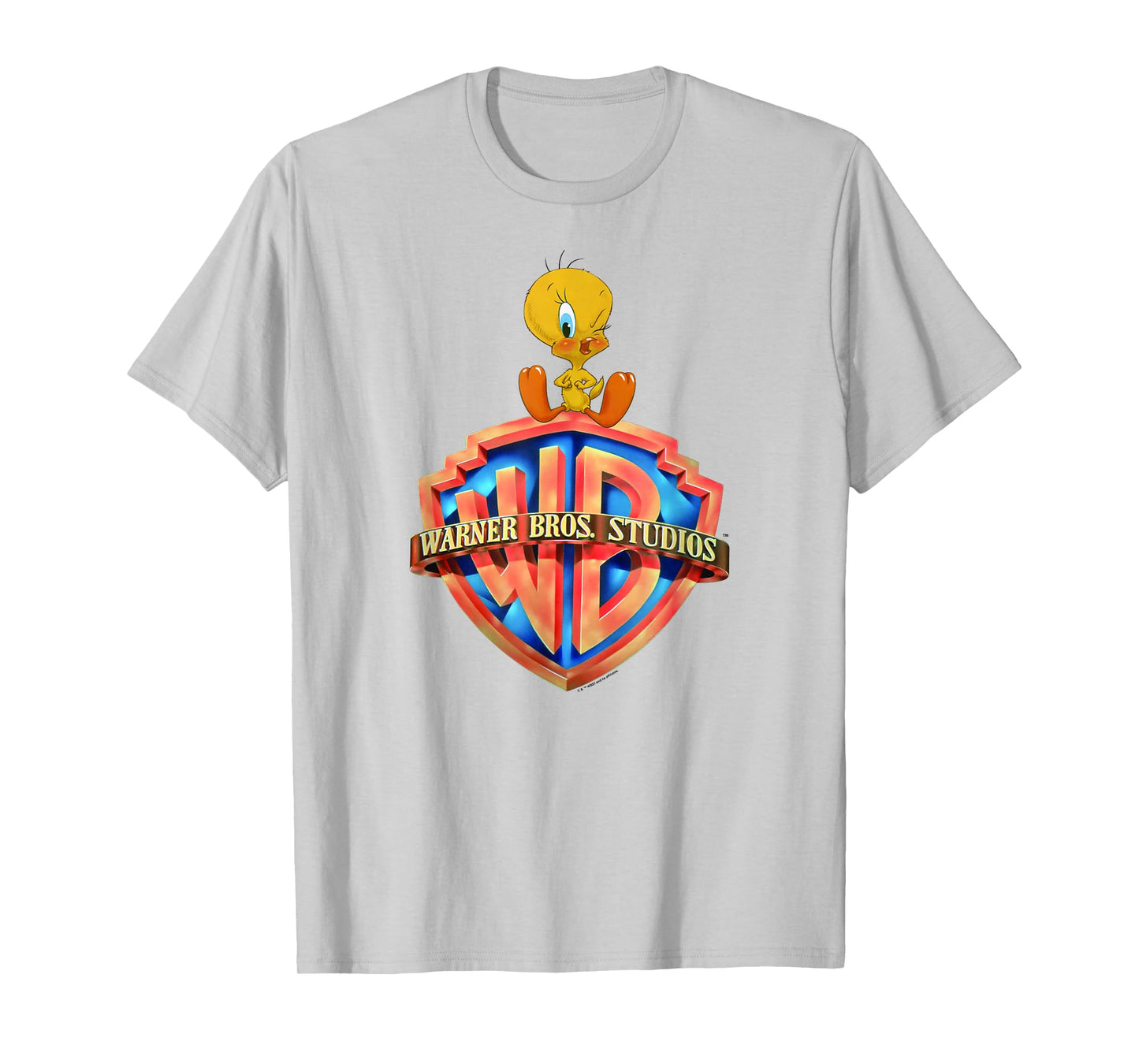 WB100 Looney Tunes Tweety Bird Classic Warner Bros. Logo T-Shirt