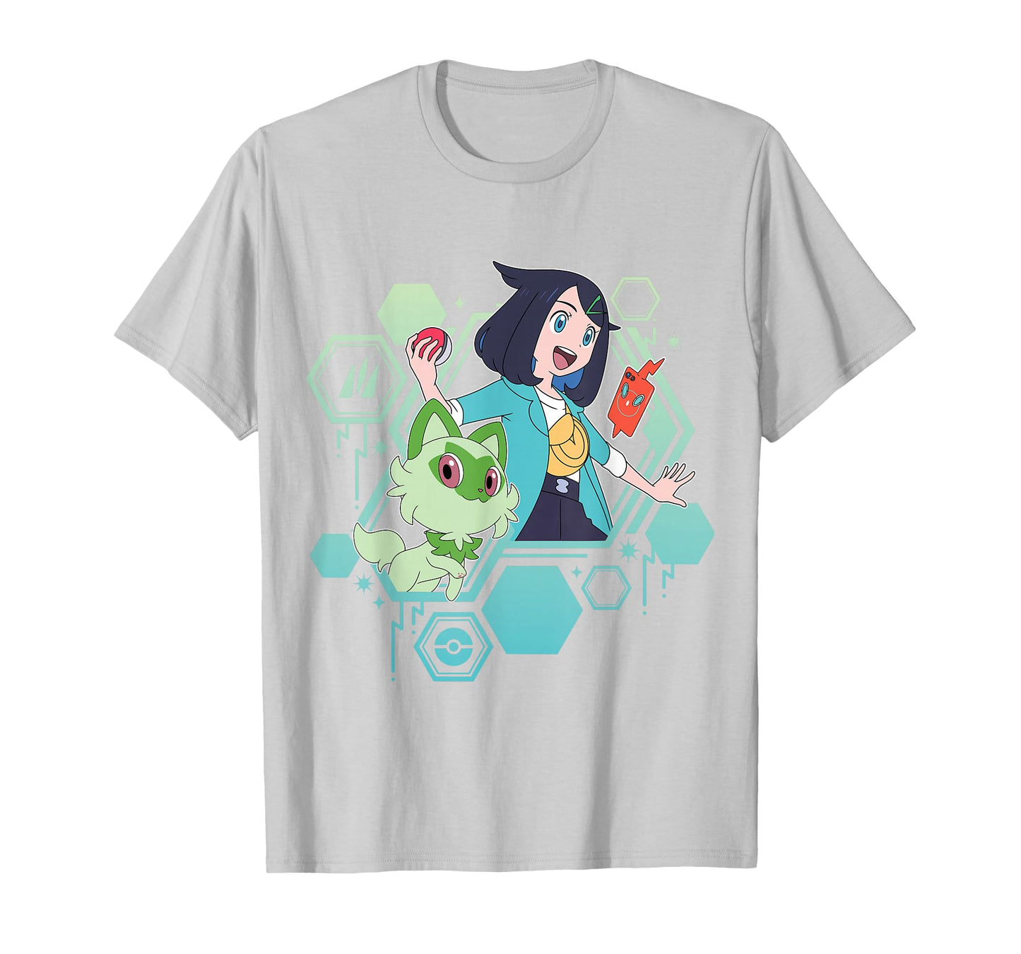Pokémon - Liko and Sprigatito Paldea Region T-Shirt