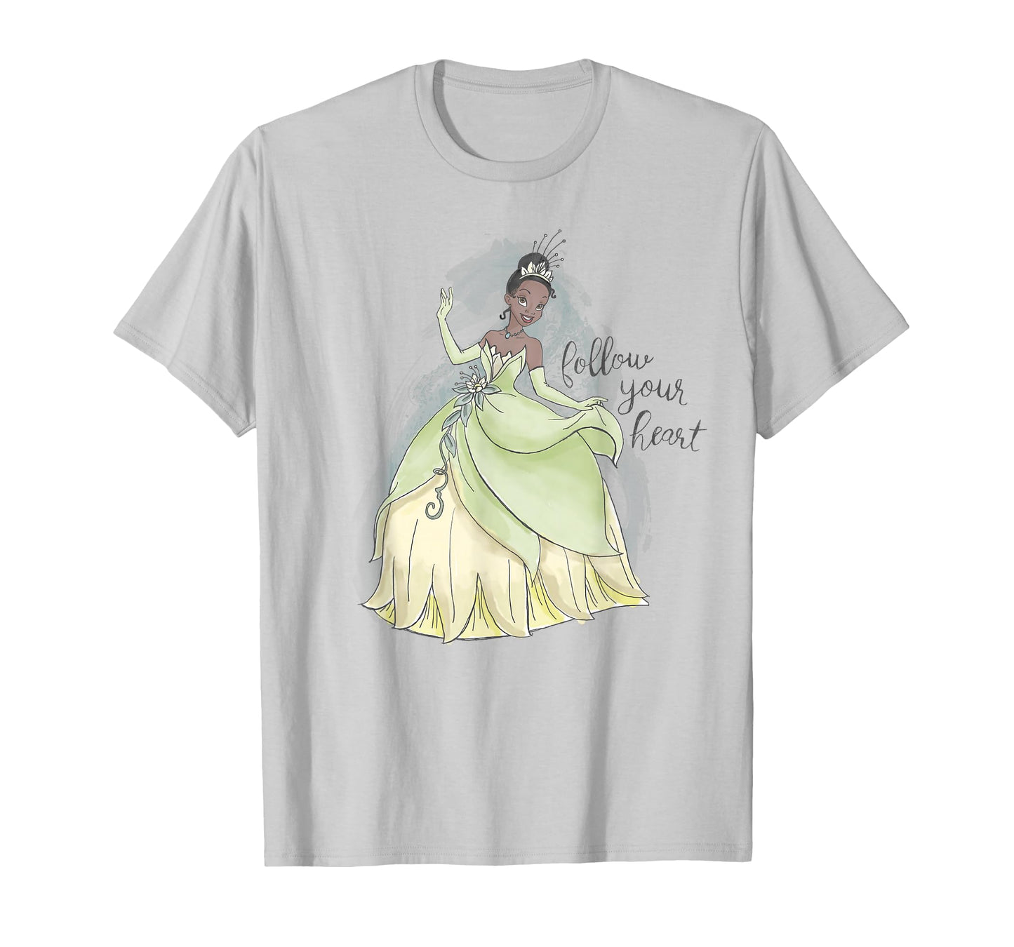 Disney The Princess and The Frog Tiana Follow Your Heart T-Shirt Small