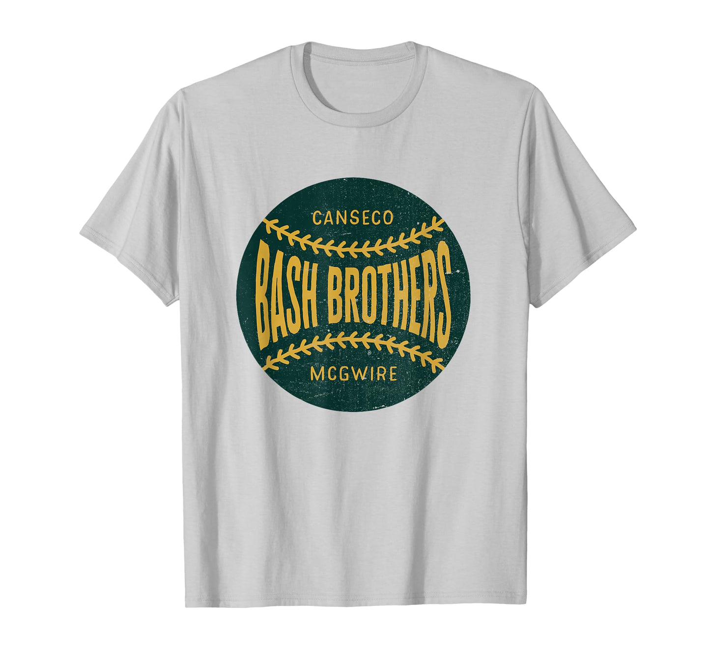Distressed vintage-look Bash Brothers t-shirt | Baseball T-Shirt