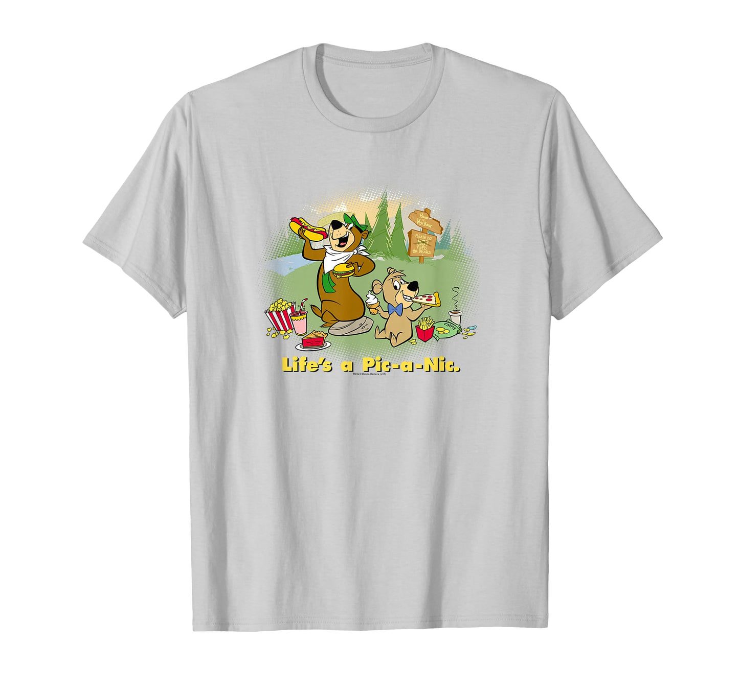 Yogi Bear Lifes a Pic-a-Nic T-Shirt Small