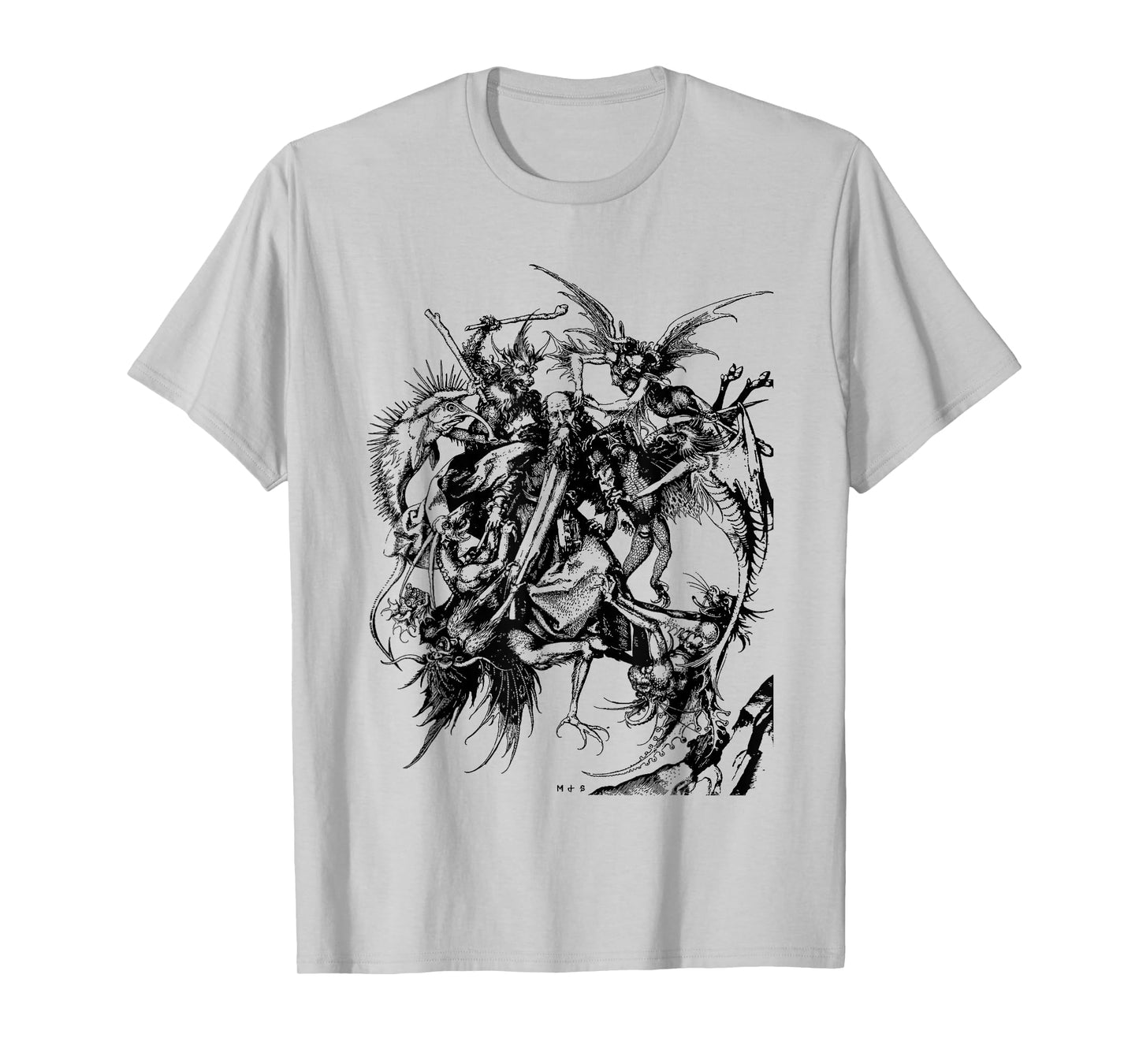 THE TEMPTATION of ST. ANTHONY - Medieval Monster Art Shirt T-Shirt