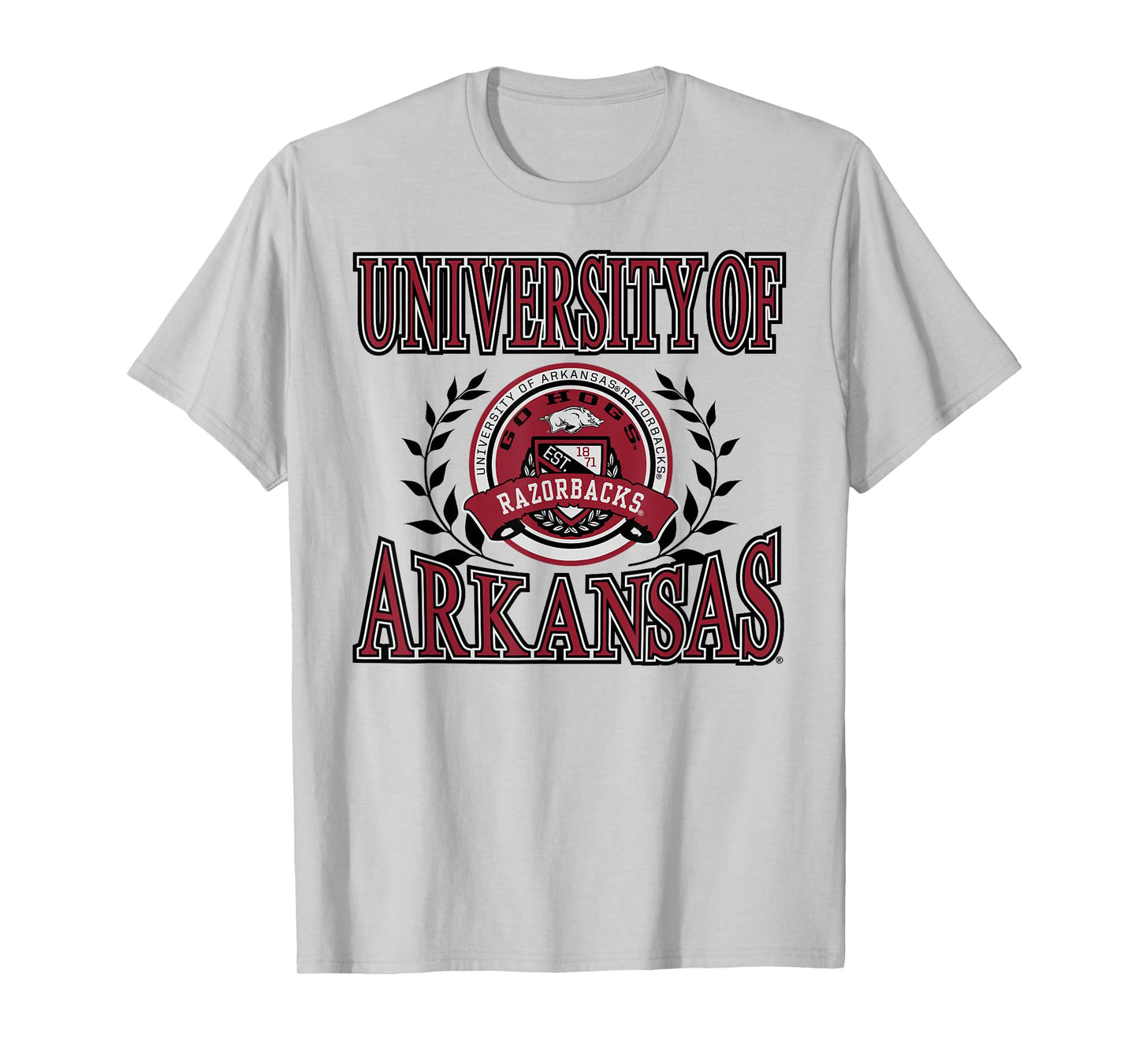 Arkansas Razorbacks Laurels Officially Licensed T-Shirt