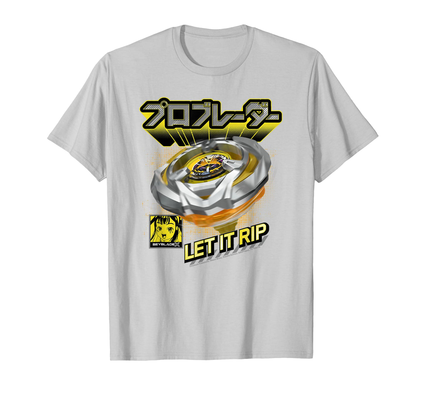 Beyblade X Pro Blader Multi Let It Rip T-Shirt