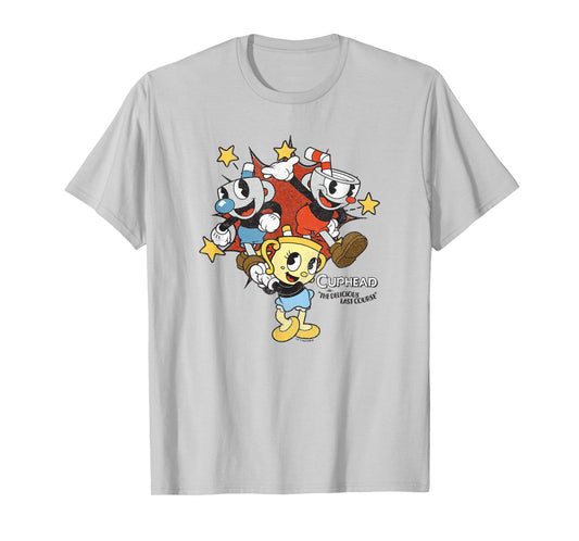 Cuphead: The Delicious Last Course Characters Group Shot T-Shirt