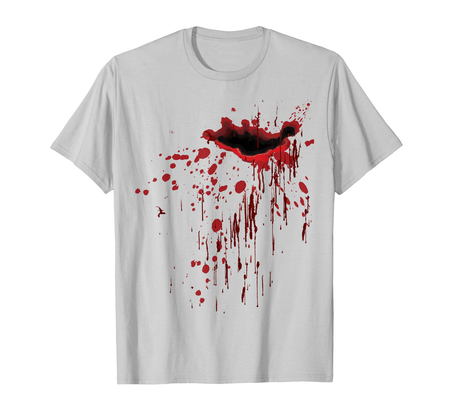 Blood Splatter Shirt Blood Stained Halloween Zombie Graphic T-Shirt