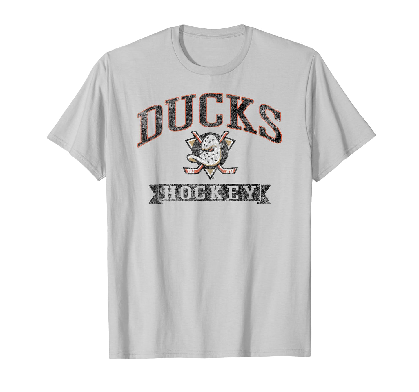 Anaheim Ducks Vintage Hockey Gray NHL Officially Licensed T-Shirt