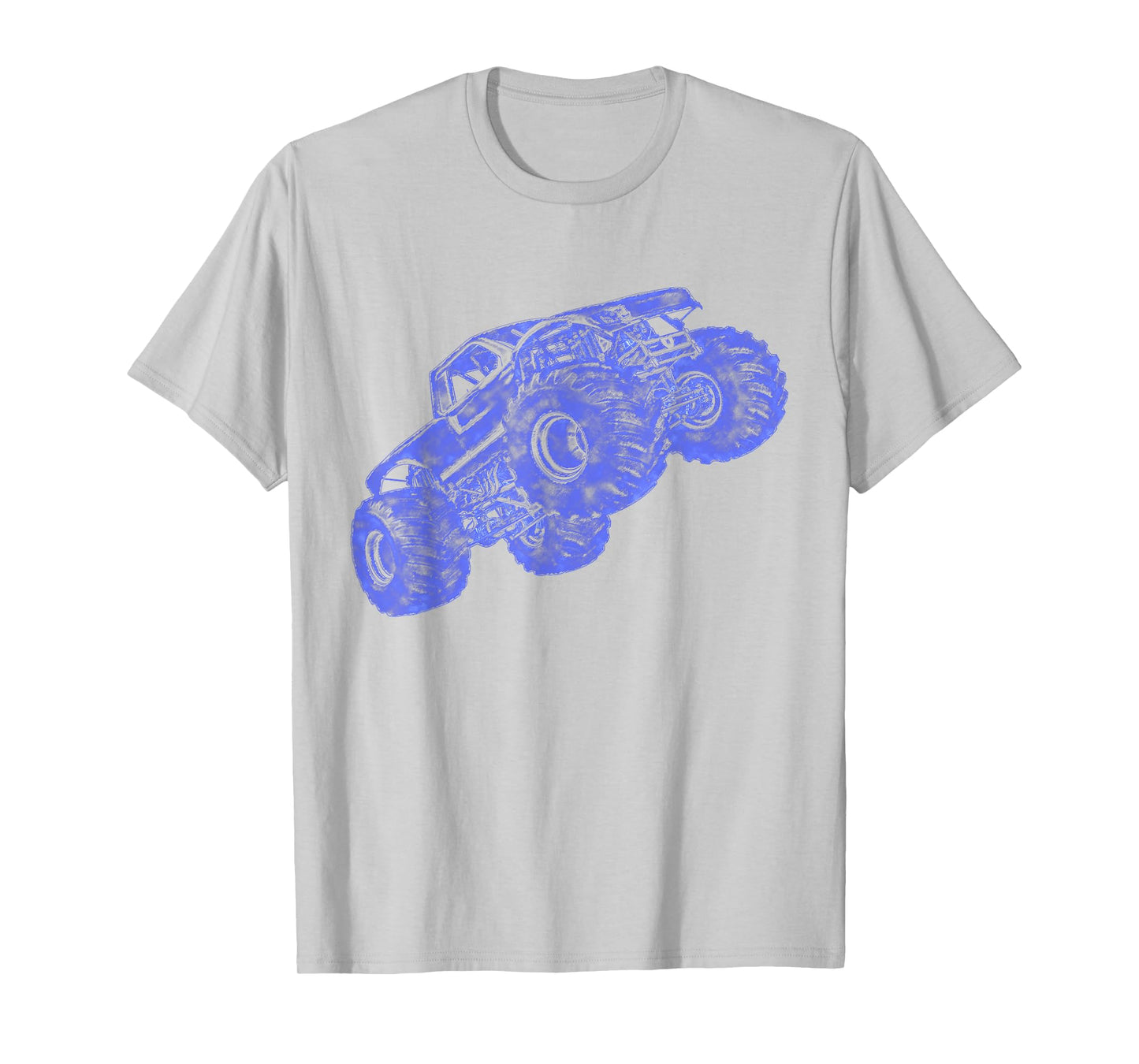 Monster Truck Ink Style Design Monster Truck T-Shirt