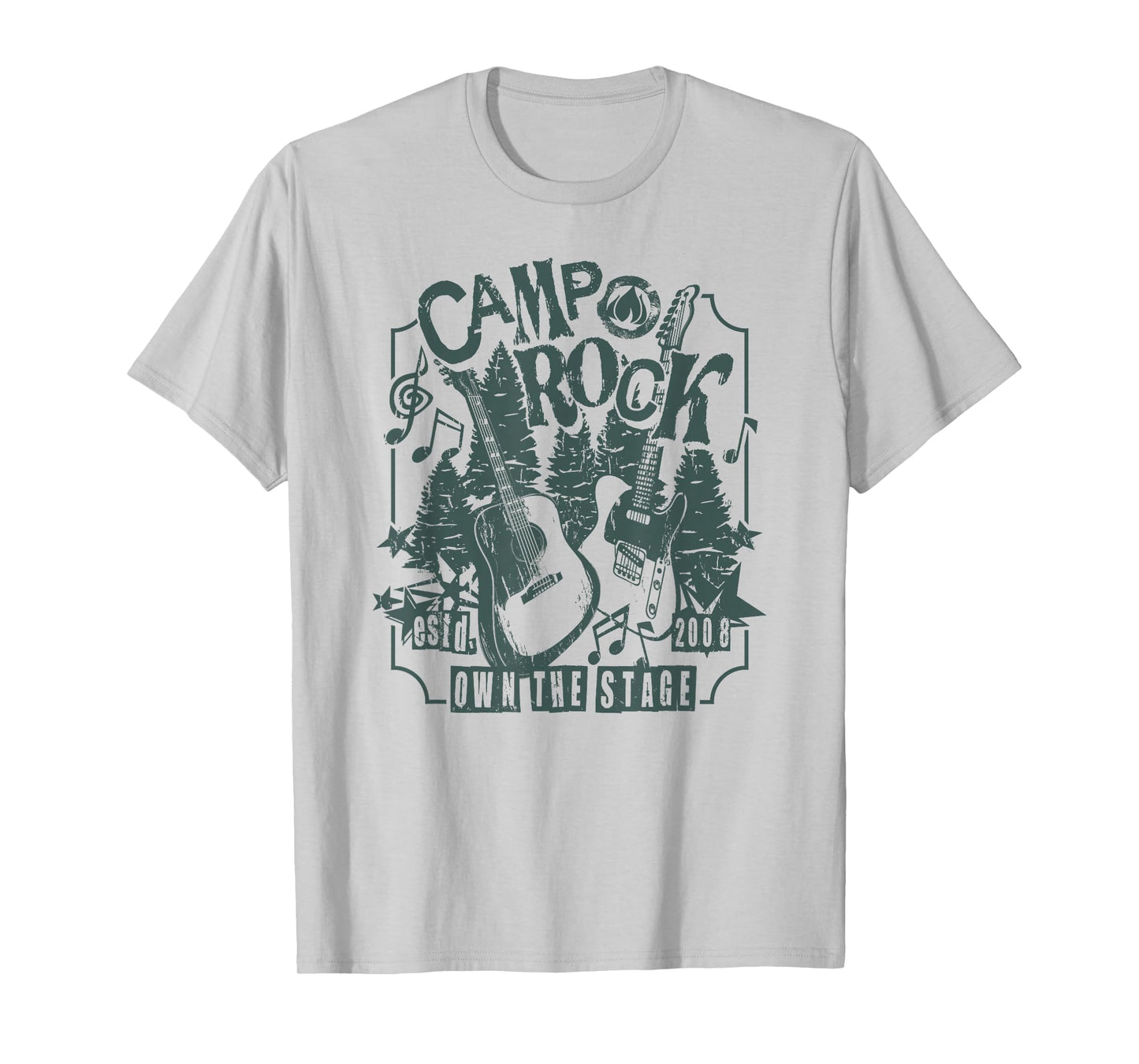 Disney Camp Rock Estd. 2008 Own The Stage Distressed Poster T-Shirt