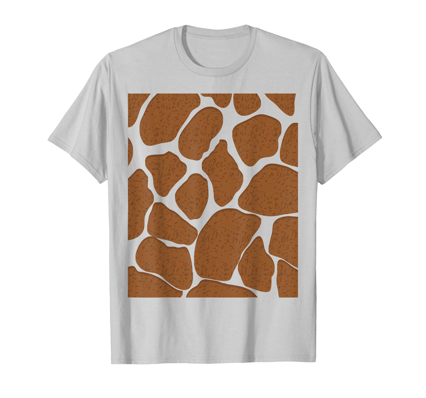 Giraffe Print Pattern Animal Easy Halloween T-Shirt