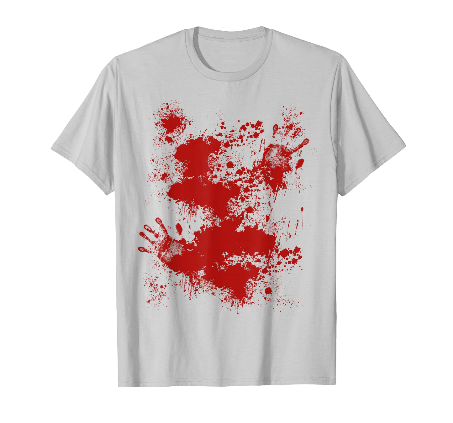 Bloody Wound Halloween Costume, Blood Splatter Injury Zombie T-Shirt