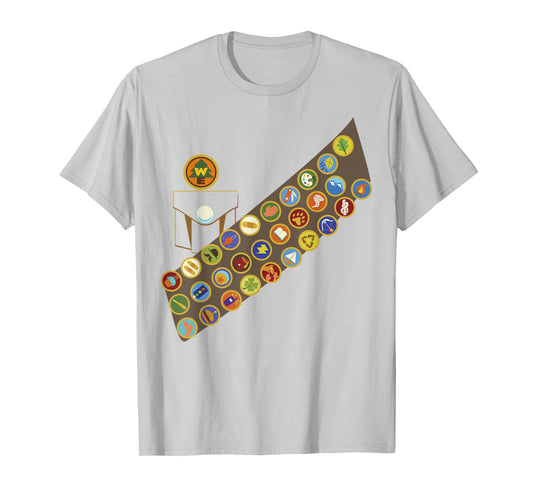 Disney Pixar Up Russell Patches Halloween T-Shirt Small