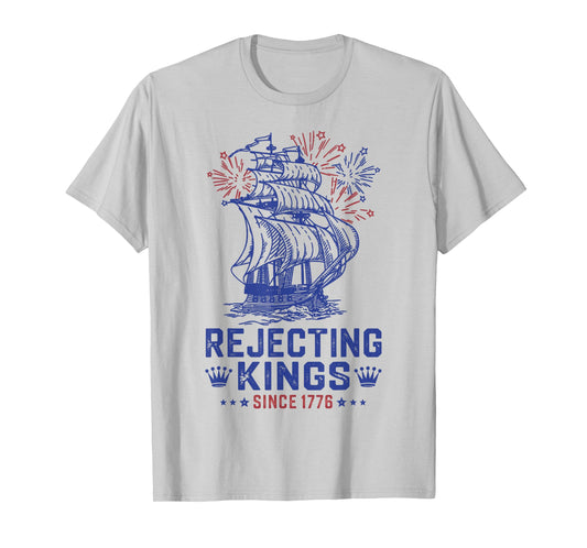 Rejecting Since 1776 American Flag USA 4th of July T-Shirt