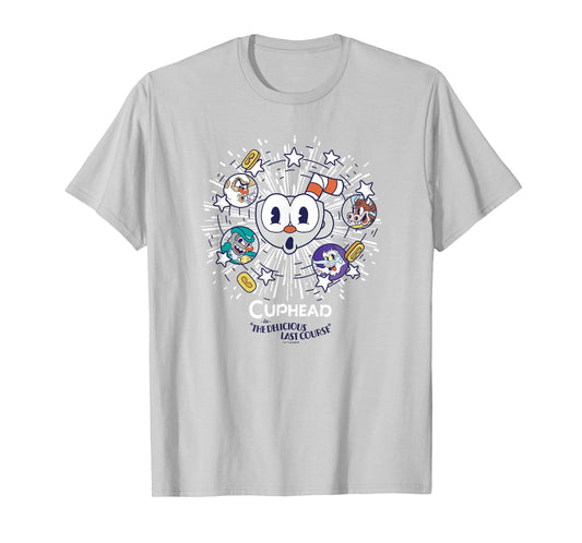 Cuphead: The Delicious Last Course Cuphead Character Group T-Shirt