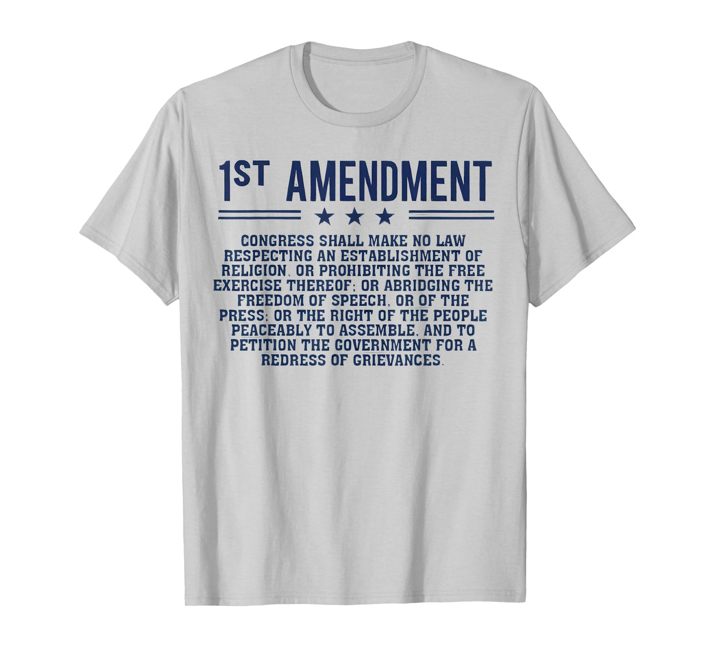 1st First Amendment U.S. Constitution Patriot T-Shirt