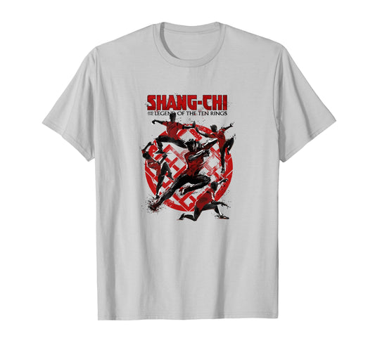 Marvel Shang-Chi Poses Logo T-Shirt