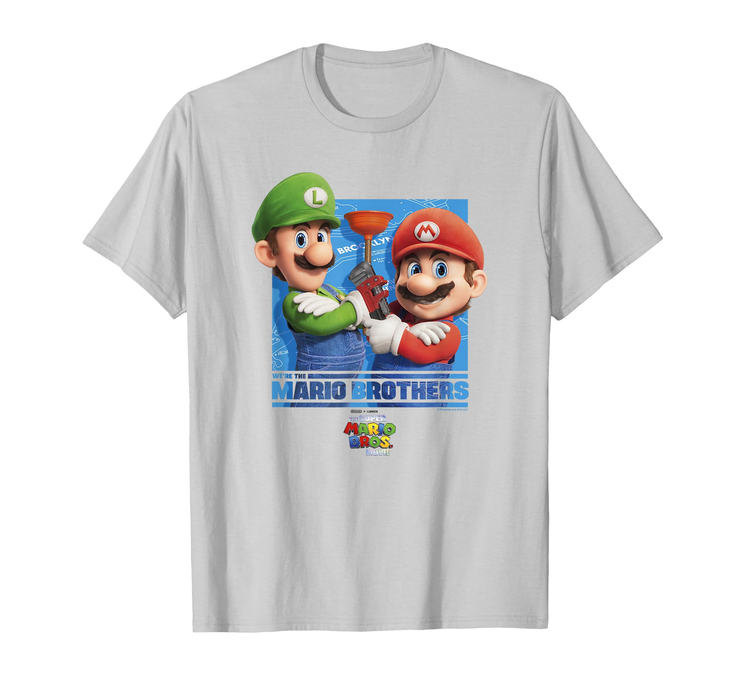 The Super Mario Bros. Movie We're The Mario Brothers Poster T-Shirt