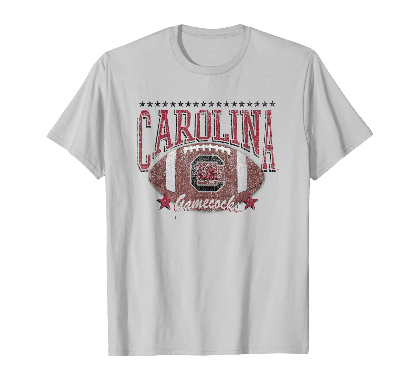 South Carolina Gamecocks Football Vintage Stars White T-Shirt