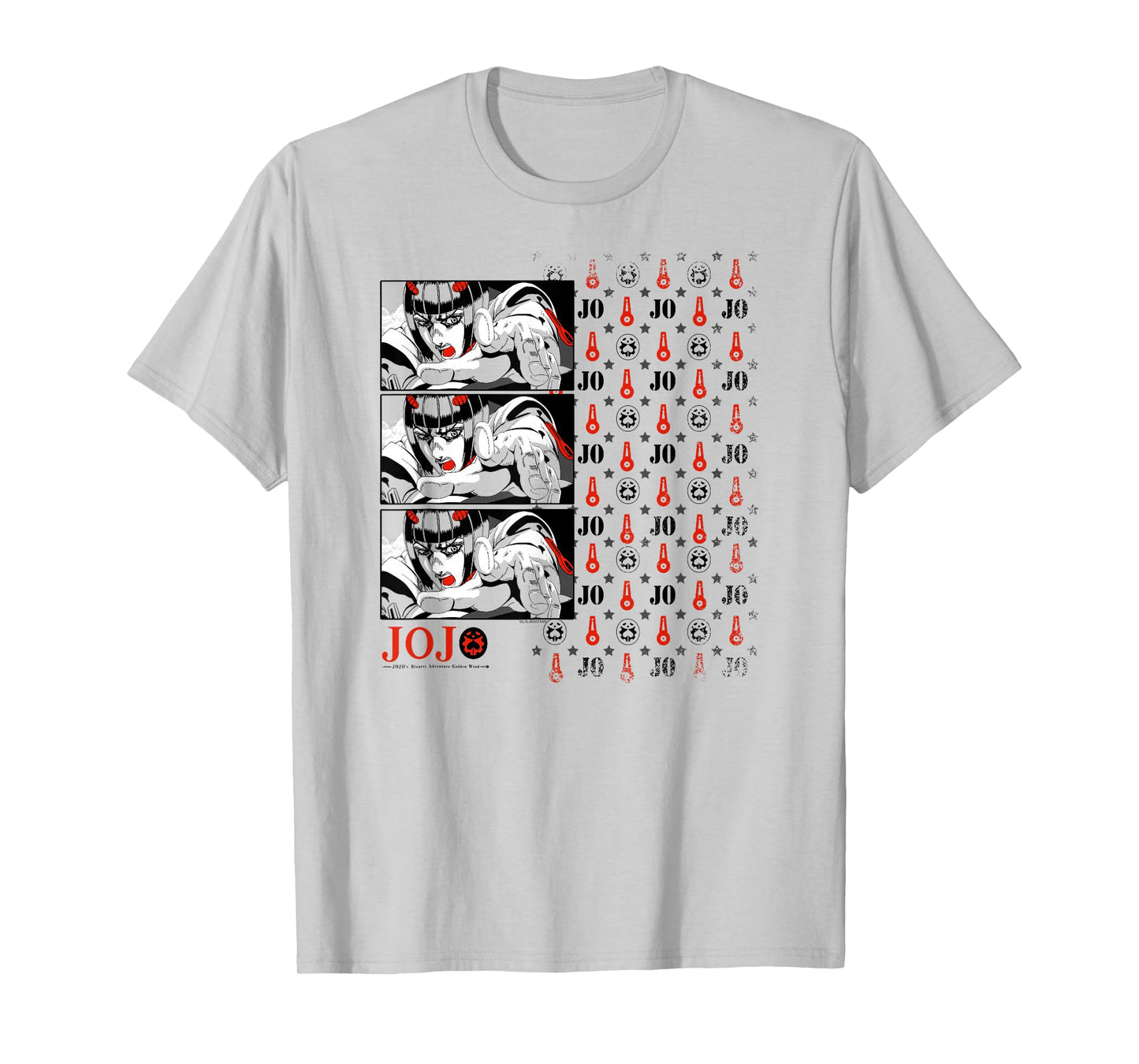 JoJo's Bizarre Adventure Pt 5 Bruno Bucciarati Zippers Anime T-Shirt