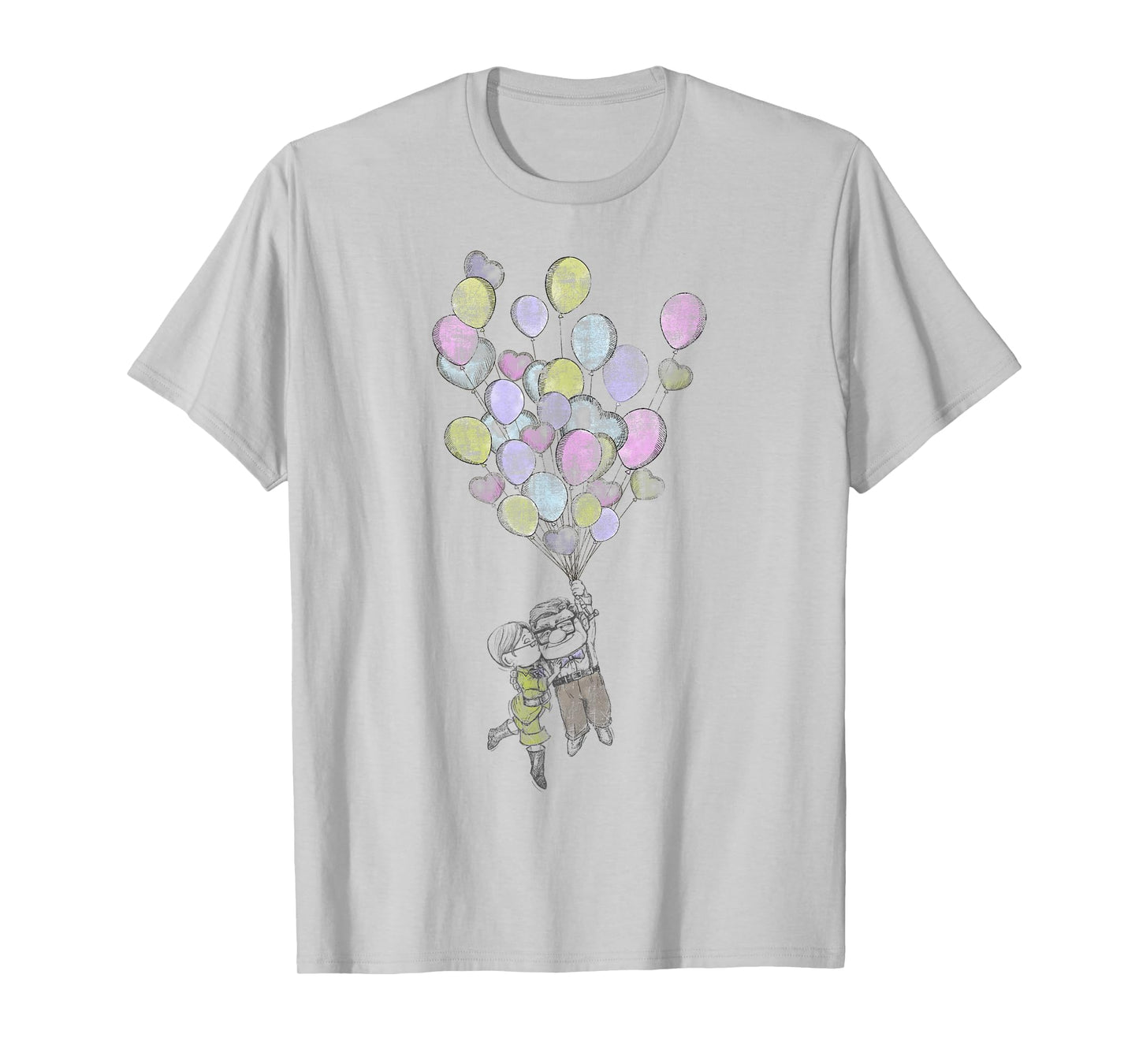 Disney Pixar Up Ellie & Carl Balloons T-Shirt