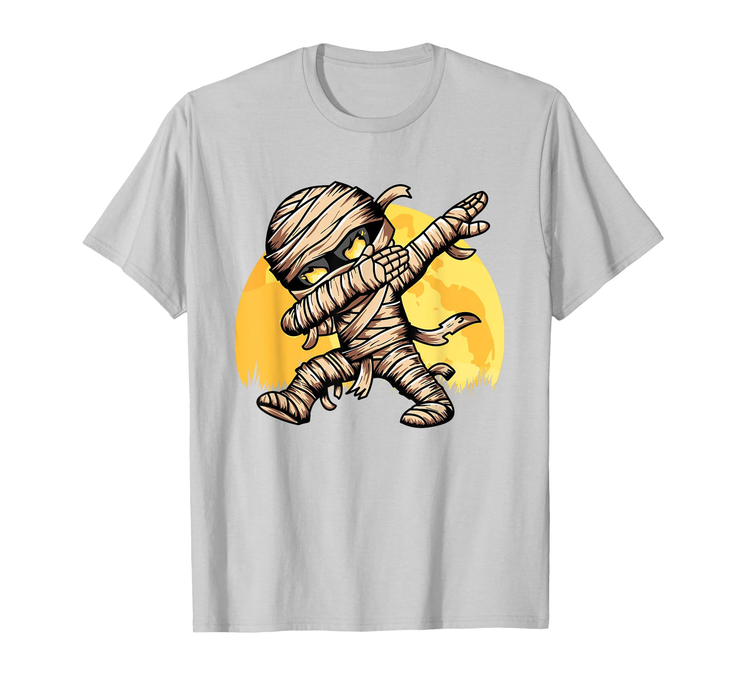 Dabbing Mummy Costume Dab Dancing Men Kids Boys Halloween T-Shirt