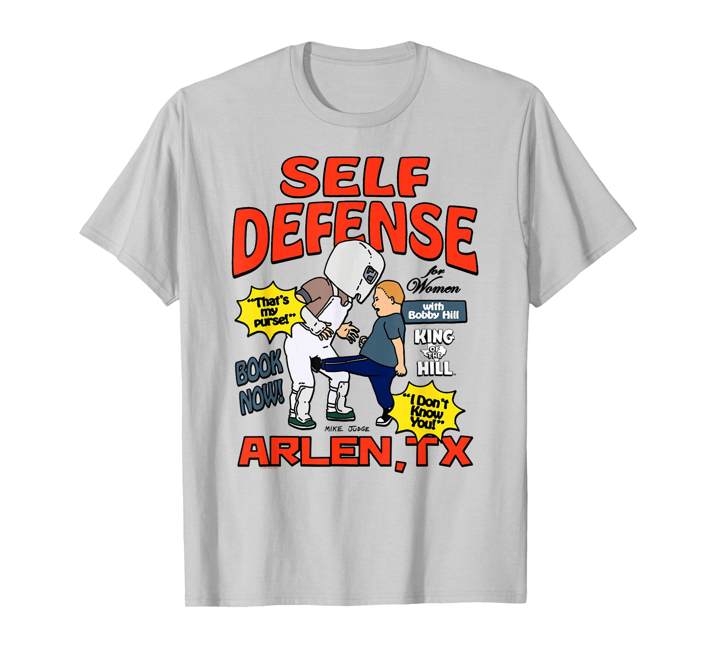King of The Hill Bobby's Self Defense Class Cartoon T-Shirt