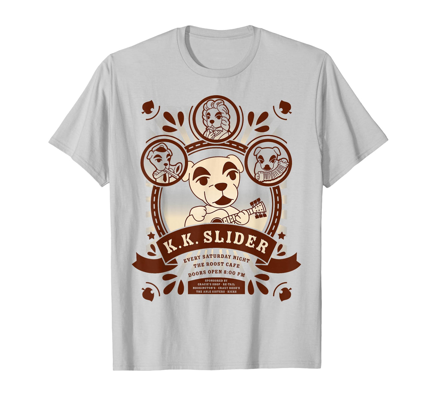 Animal Crossing K.K. Slider At The Roost Nintendo Logo T-Shirt