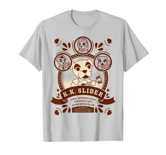 Animal Crossing K.K. Slider At The Roost Nintendo Logo T-Shirt