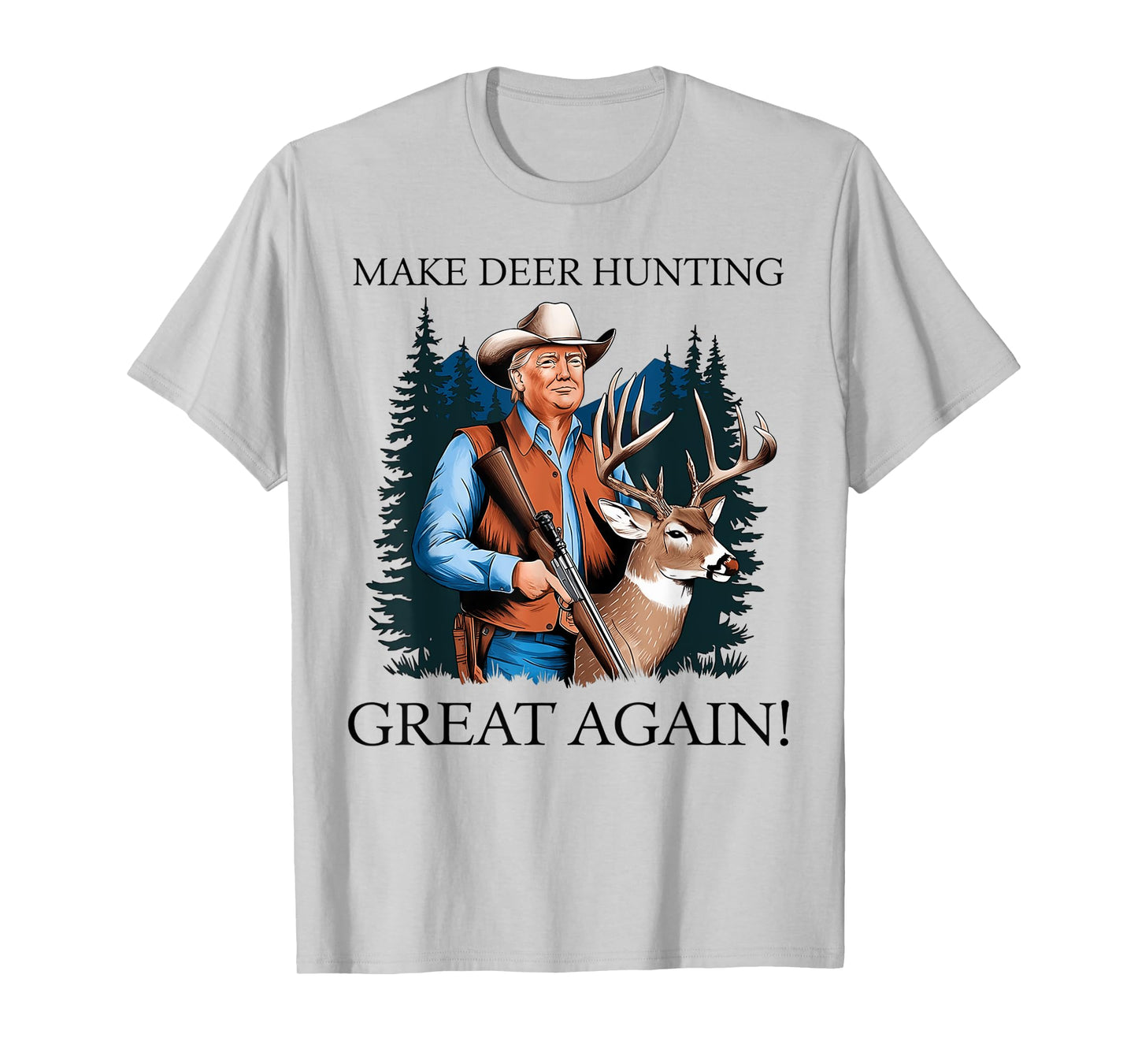Make Hunting Great Again Deer Duck Hunting Trump 2024 T-Shirt