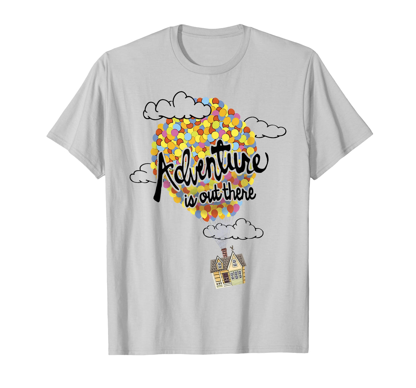 Disney Pixar Up Adventure is Out There House Balloon Graphic T-Shirt