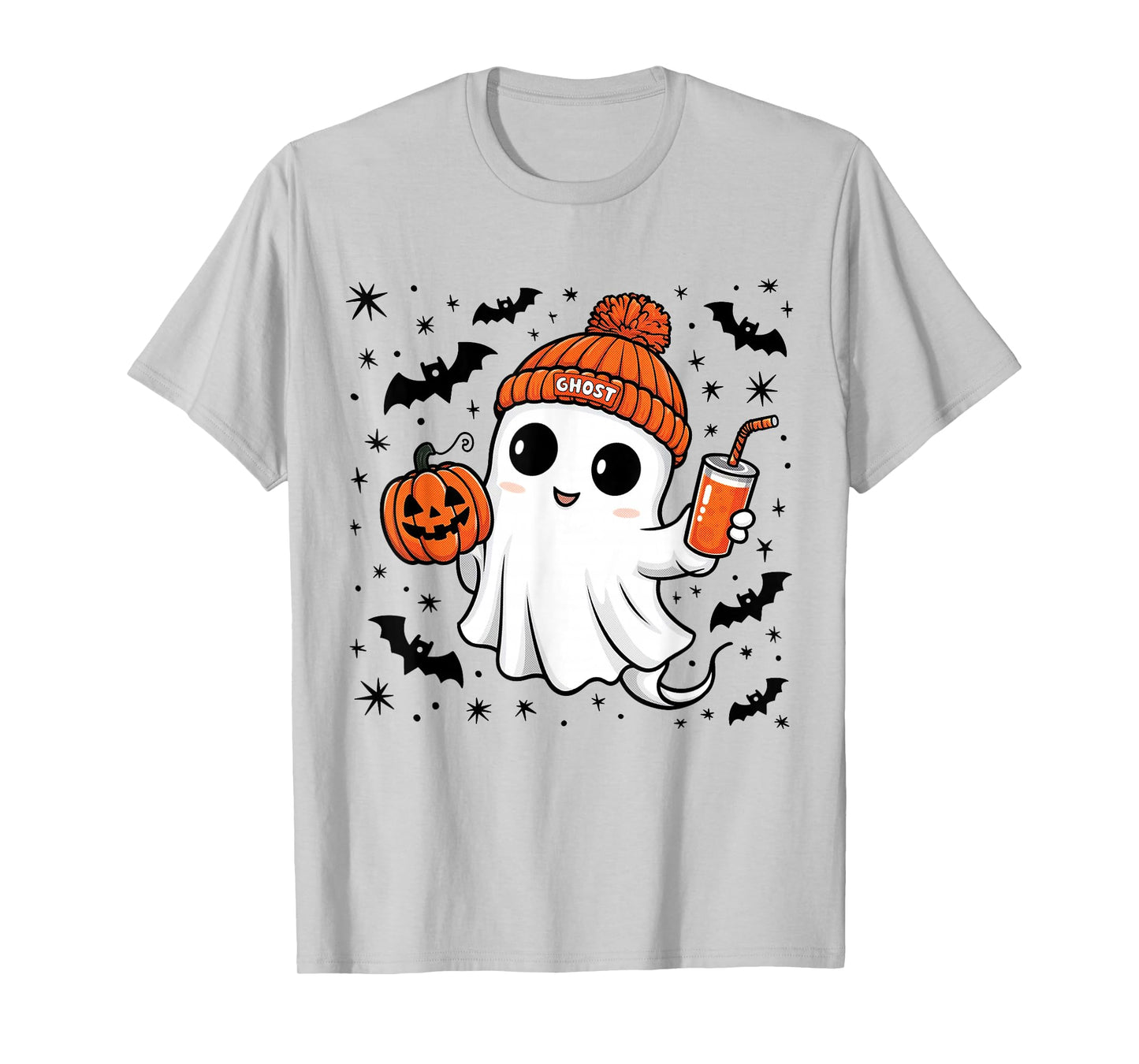 Cute Ghost Halloween Costume Toddler Kids Boys Girls T-Shirt