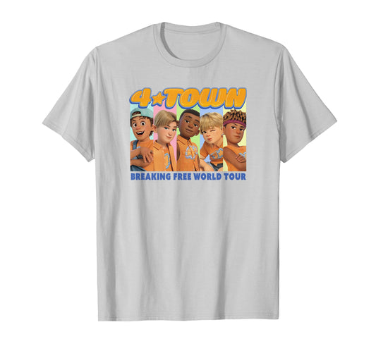 Disney Pixar Turning Red 4 Town Group World Tour T-Shirt