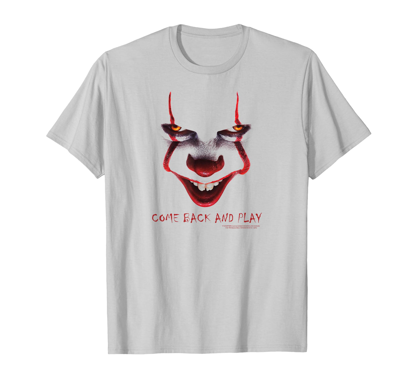 IT Chapter Two Come Back and Play Pennywise Horror Movie T-Shirt