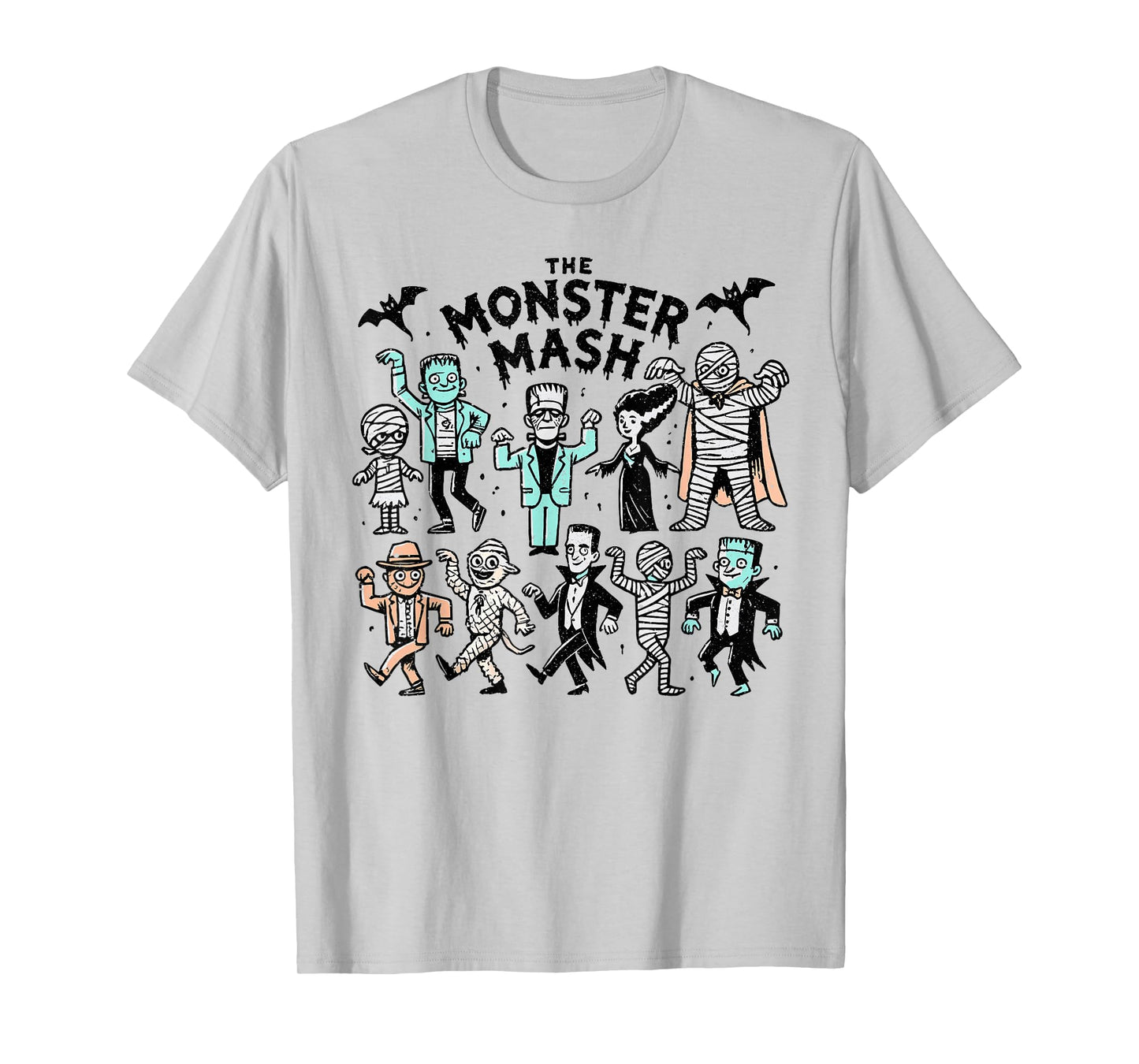 Cute Funny Monster Mash Frankenstein Horror Movies Lovers T-Shirt