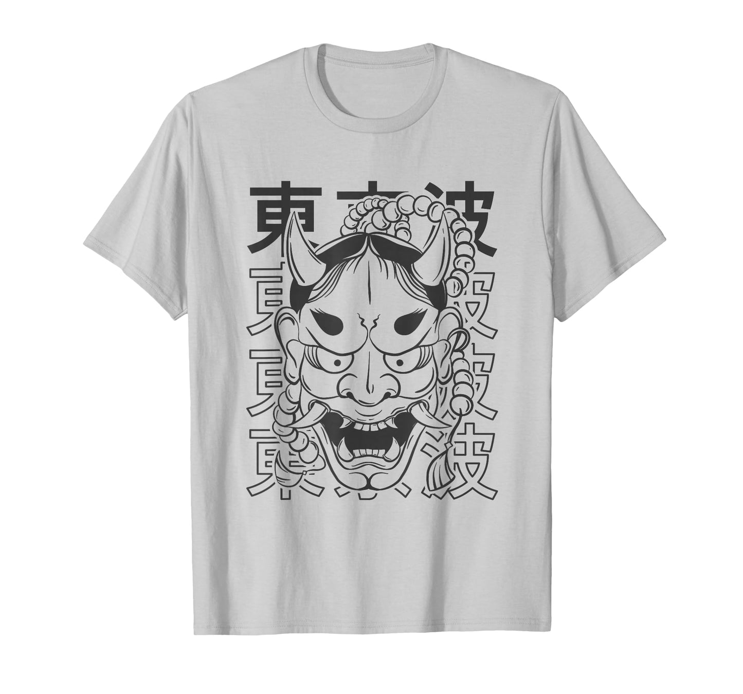 Japanese Demon Hannya Oni Mask Japanese Aesthetic Japan Art T-Shirt