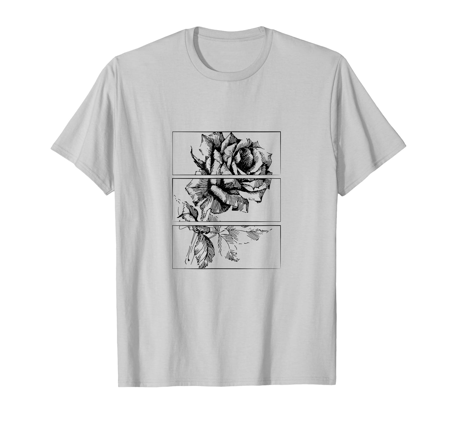 Black Roses Aesthetic Clothing Soft Grunge Clothes Goth Punk T-Shirt