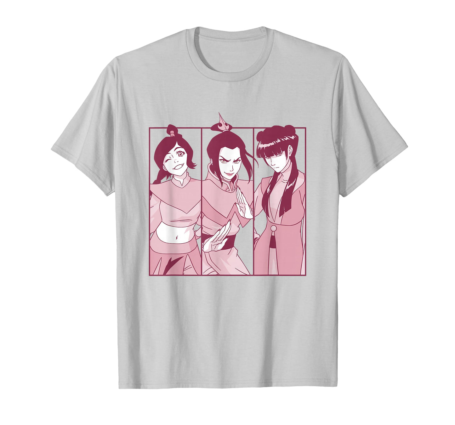 Avatar: The Last Airbender Mighty Women Warrior Panels T-Shirt