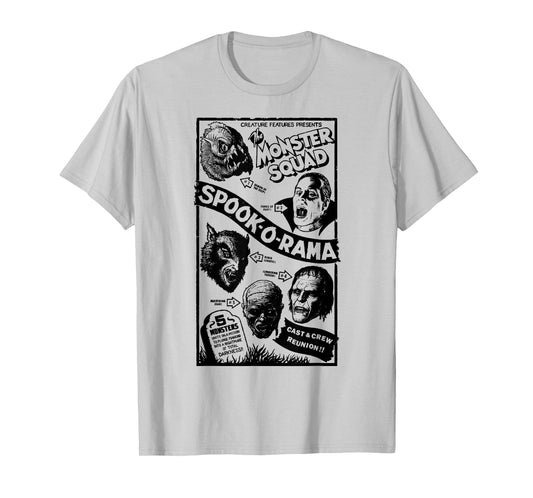 Vintage Halloween Spook-O-Rama Horror Show Monster Squad T-Shirt